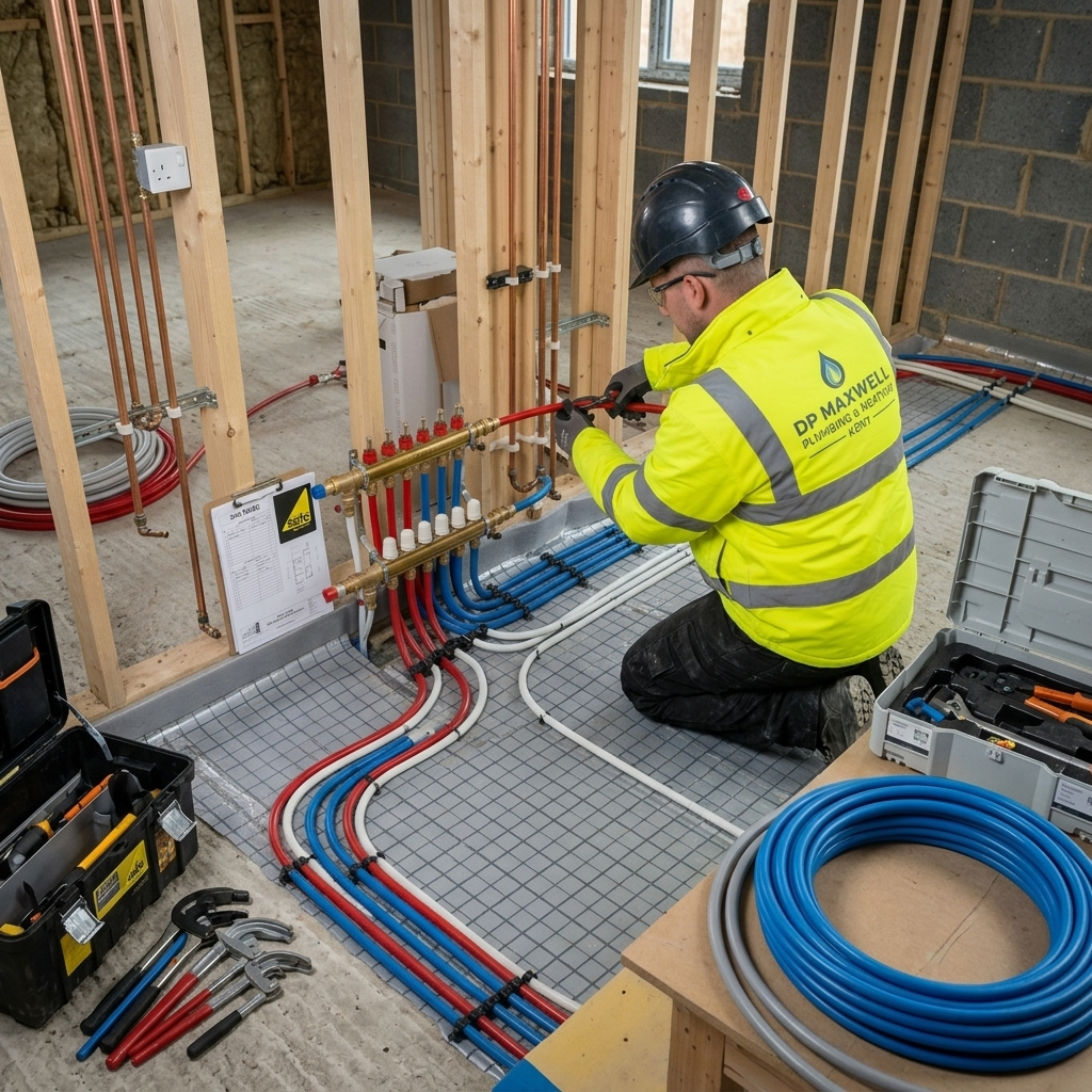 D.P. Maxwell heating and plumbing first fix services